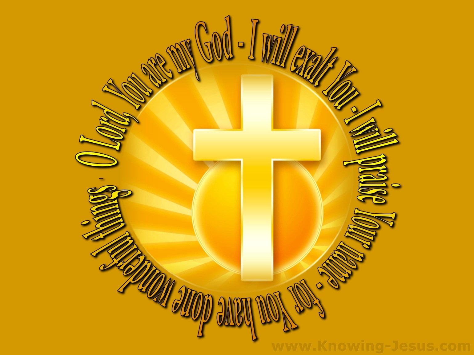 What Does Isaiah 25 1 Mean 